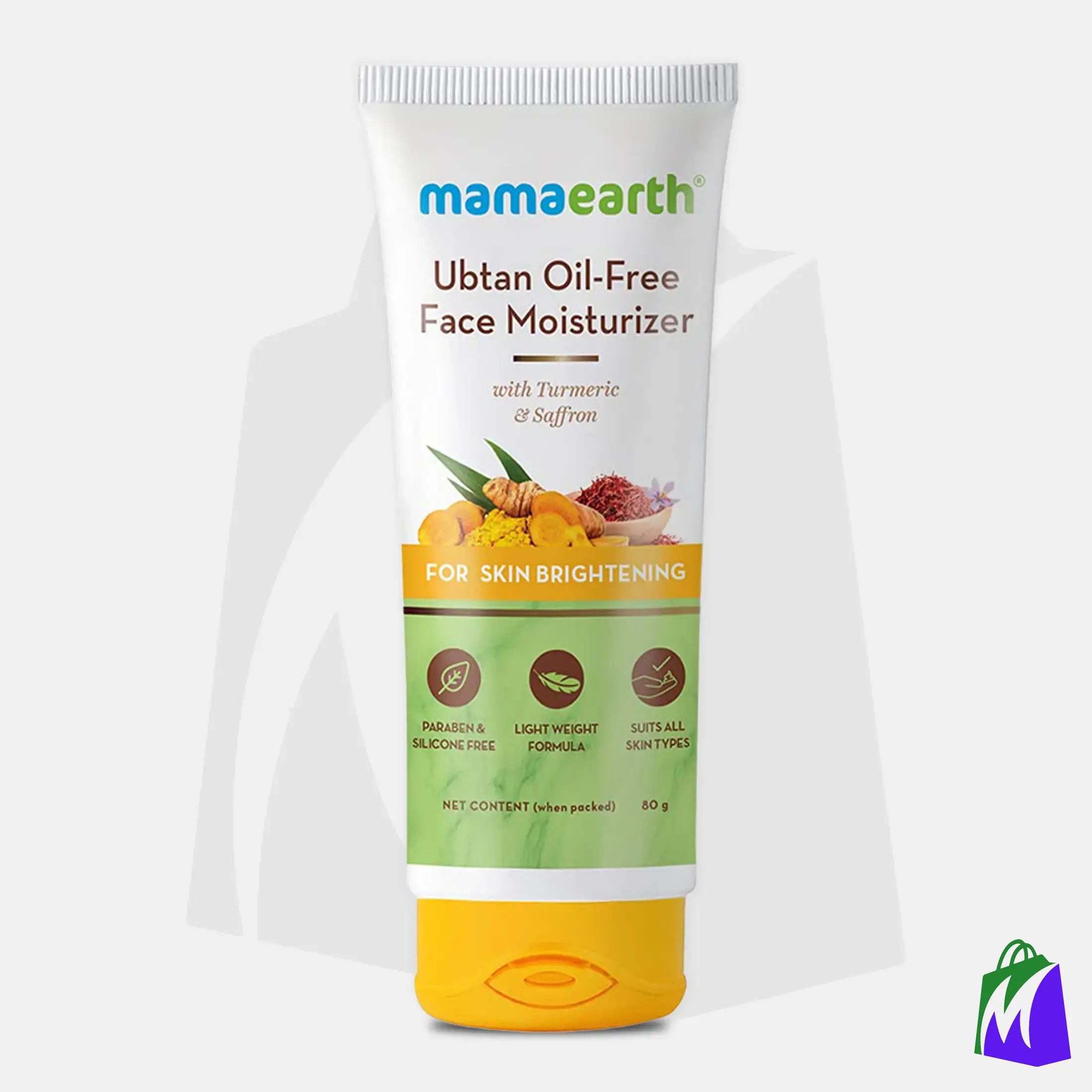 Mamaearth Ubtan Oil-Free Face Moisturizer- 80 grm